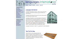 Desktop Screenshot of languagesinternational.it